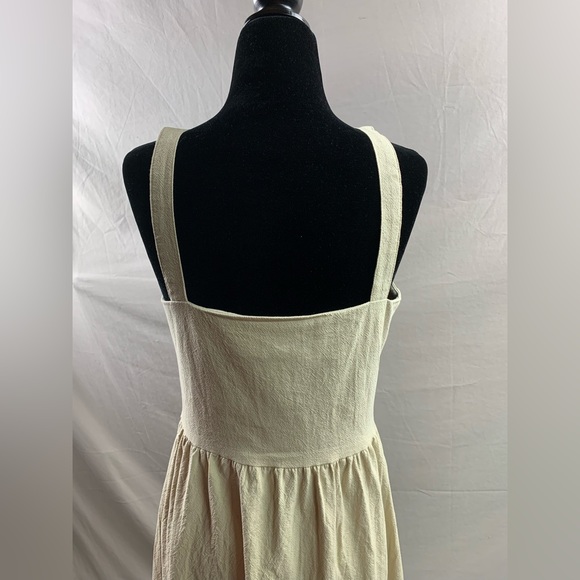 Cotton Button Front Cami Dress - Picture 7 of 7